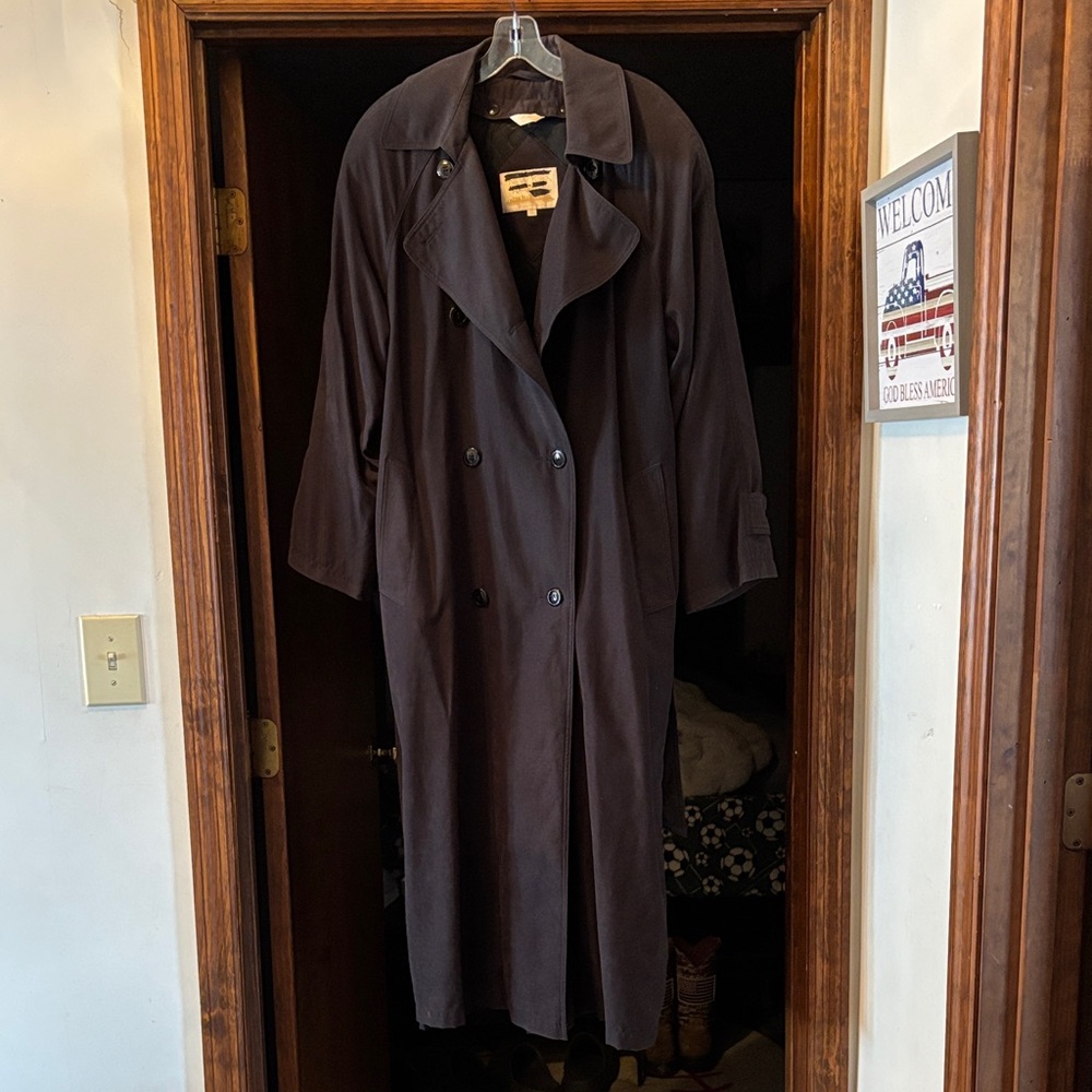 Classic Black Trench Coat for Women